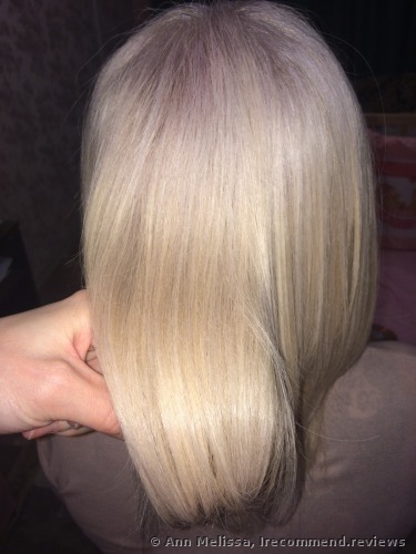 purple hair roots after the use of other hair colors