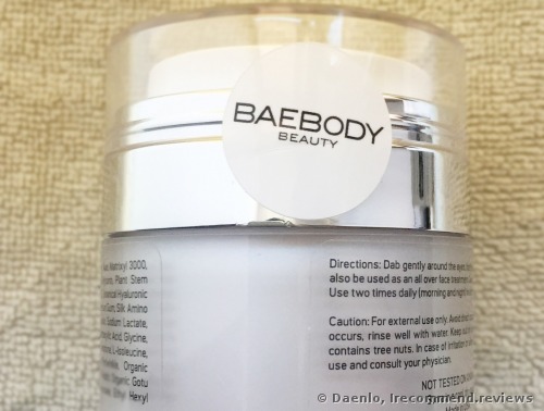 Baebody for Dark Circles, Puffiness, Wrinkles and Bags Eye Gel