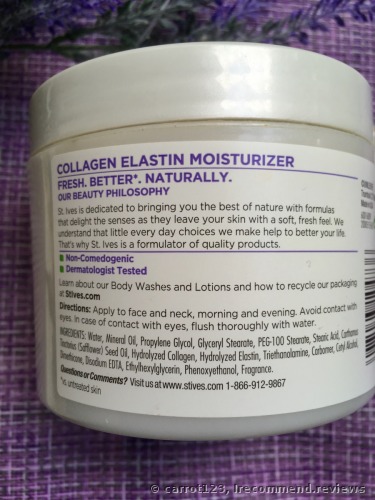 St. Ives Timeless Skin Collagen Elastin  Moisturizer