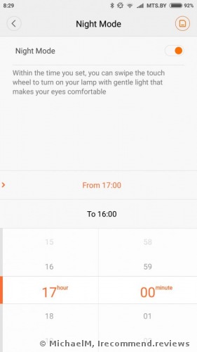 Xiaomi Yeelight Indoor Night Light Dimmable Bed Lamp 