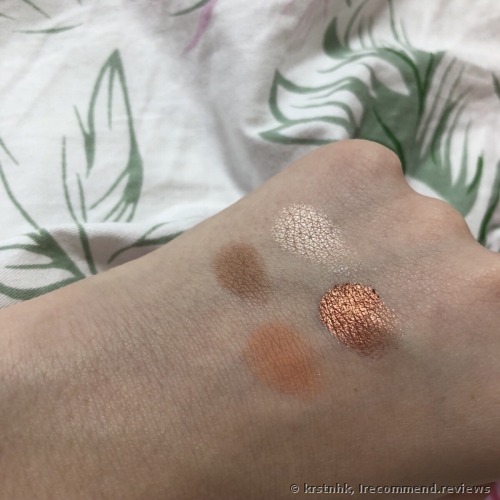 Super bright copper shade, which is so complimenting for red-toned makeup