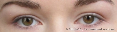 Clinique Lash Power Long-Wearing Mascara with 2 layers. Can you see the difference? I can't.