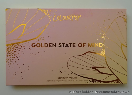 ColourPop Golden State of Mind Eyeshadow Palette