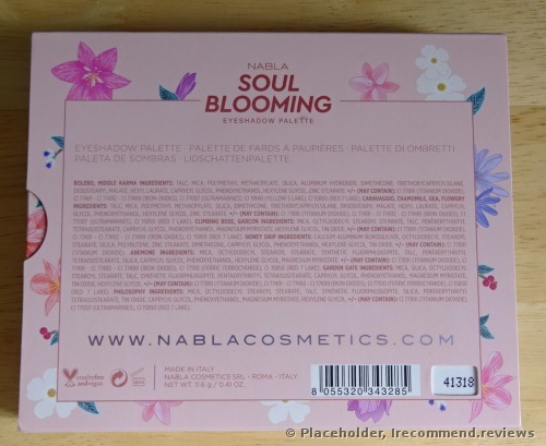 Nabla Soul Blooming Eyeshadow Palette