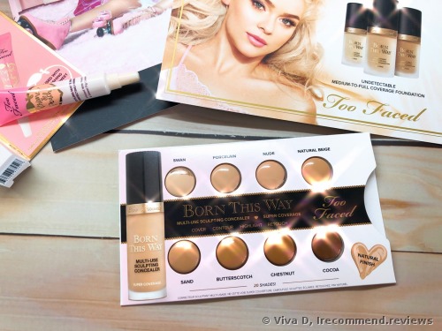 Too Faced Born This Way Super Coverage Multi-Use Sculpting Concealer shades Swan and Porcelain 