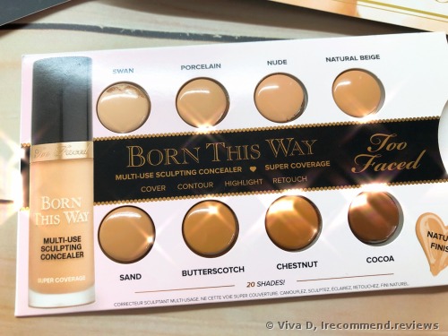 Too Faced Born This Way Super Coverage Multi-Use Sculpting Concealer shades Swan and Porcelain 