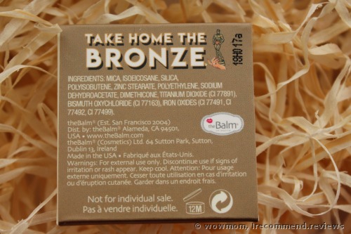 The Balm Take Home The Bronze® Anti-Orange Bronzer