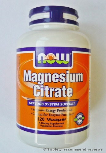 Now Magnesium Citrate Dietary Supplement