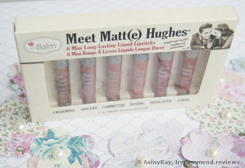 The Balm Meet Matt(e) Hughes Lipstick