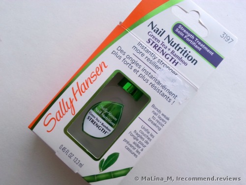 Sally Hansen Nail Nutrition Green Tea + Bamboo Nail Strengthener