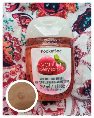 Bath and Body Works PocketBac Anti Bacterial Vanilla Berry Sorbet Hand Gel