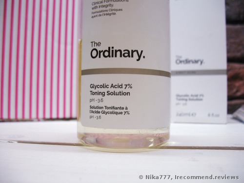 The Ordinary Glycolic Acid 7% Toning Solution
