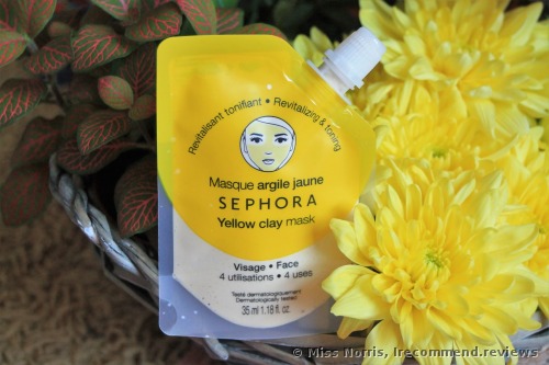 Sephora Yellow Clay Facial Mask