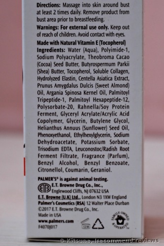 Palmer's Cocoa Butter Formula with Vitamin E, Collagen and Elastin Bust Cream