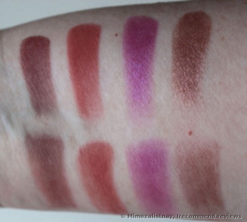 Lime Crime VENUS III from the left to the right Ecstasy, Bliss, Paradise, Beloved