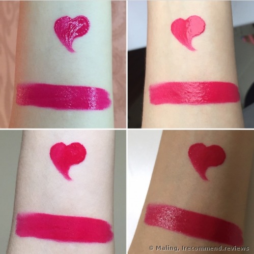 swatches in different light