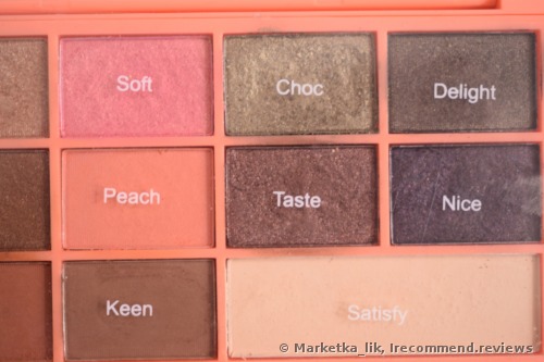 Makeup Revolution I Heart Makeup Chocolate And Peaches Eyeshadow Palette