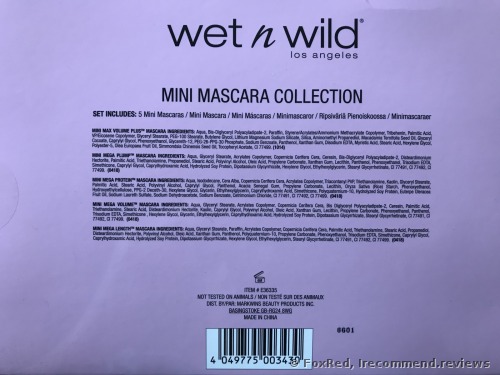 Wet N Wild MegaVolume Mascara