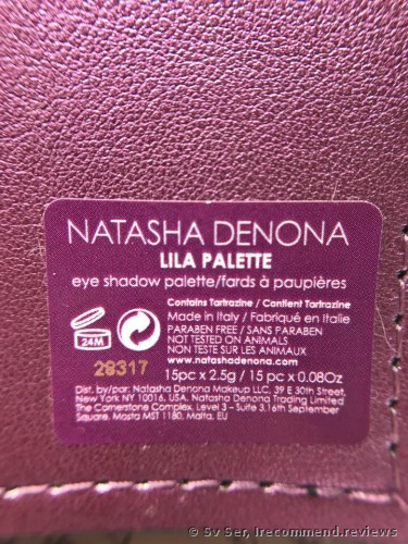Natasha Denona Lila Eyeshadow Palette