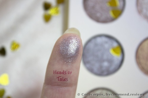 pink silver shimmer over the purple-brown base color