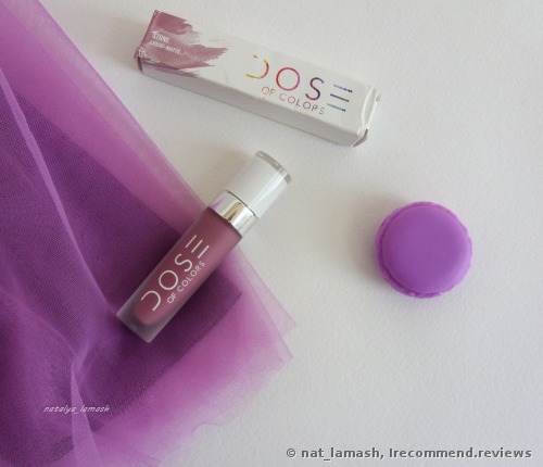 Dose of Colors Matte Liquid Lipstick in the color Stone