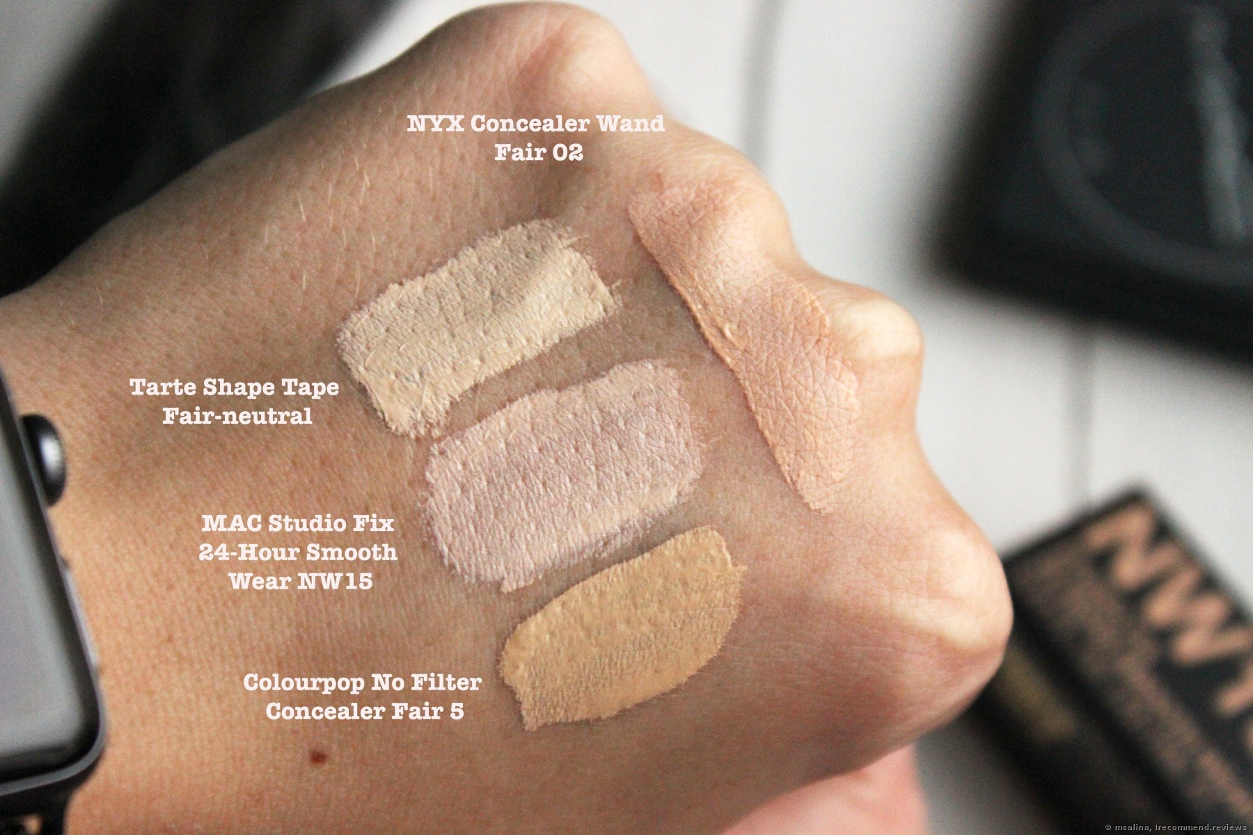 MAC Studio Fix 24-Hour Smooth Wear Concealer - «Dark circles effacing,  highlighting and staying power - all the deets about the new concealer from  MAC. My comparison with the Tarte Shape Tape