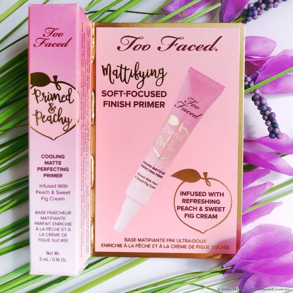 Too Faced Primed & Peachy Cooling Matte Perfecting Primer - "To al...