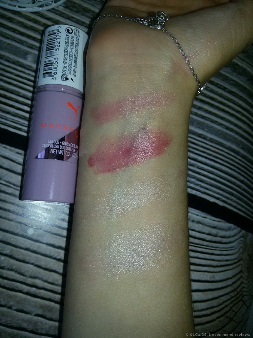 maybelline gloss face duo stick