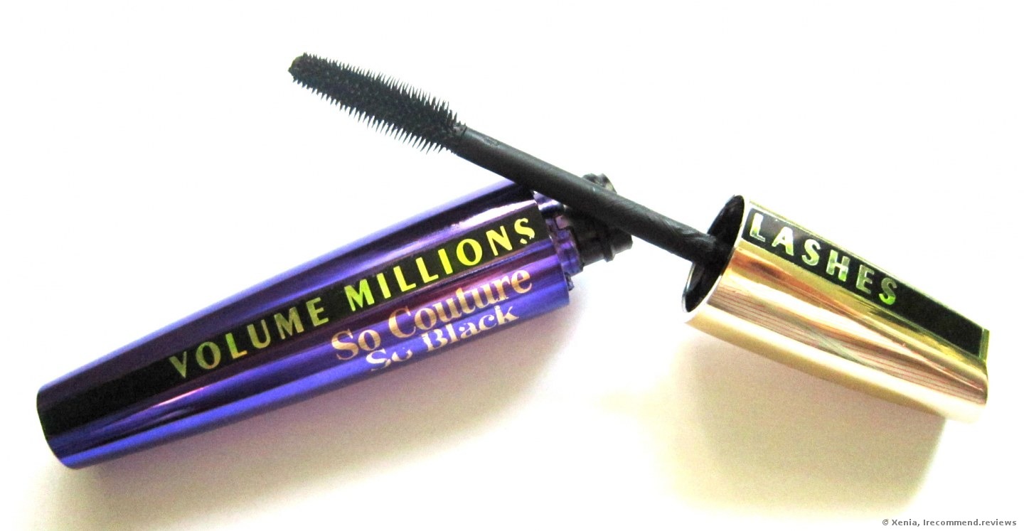 malt parallel Faktisk L'Oreal Volume Million Lashes So couture So black Mascara - «Do you want to  have “So Couture” eyelashes? I'll compare L'Oreal Volume Million Lashes SO  COUTURE and So black versions. Before and