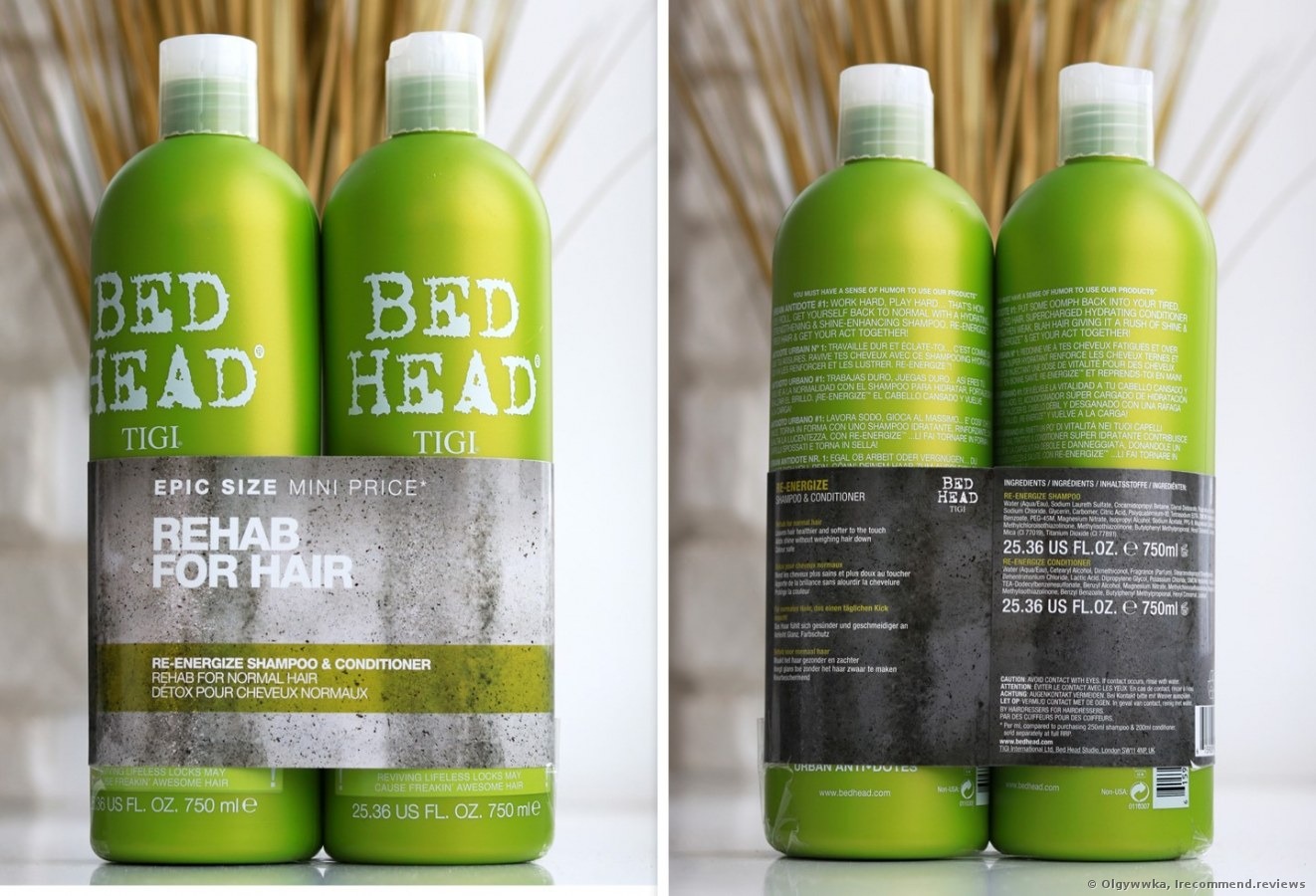 TIGI Bed Head Urban Antidotes Re-Energize Shampoo - « Urban Antidotes Shampoo has changed my bleached hair the better, but what can this level three hydrating shampoo do for damaged hair?