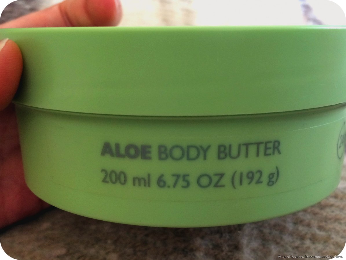 The Body Shop Aloe Body Butter pleasant body butter for which won't suffocate you with its fragrance! There's no fragrance at all! I'm so delighted with it! Please, welcome