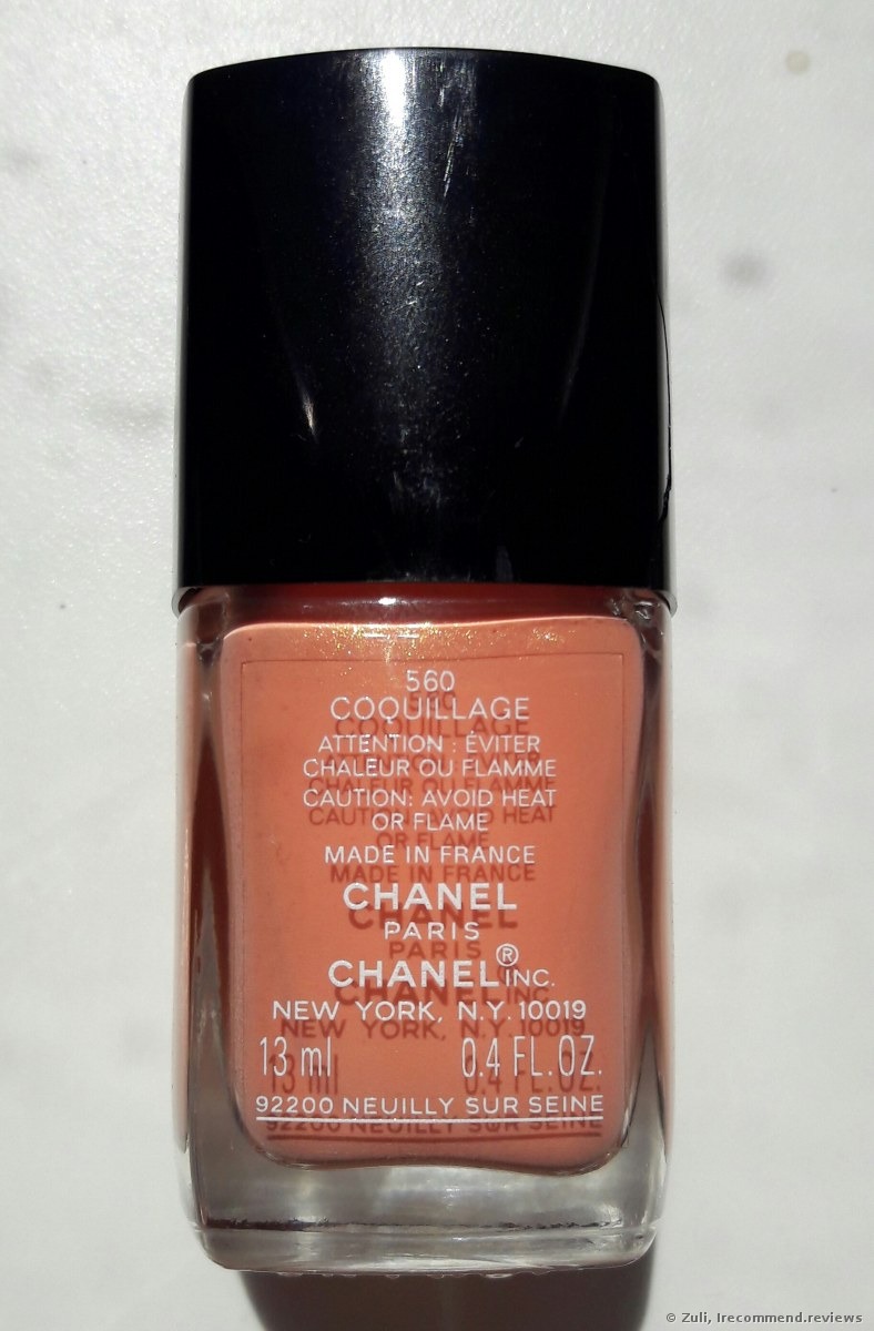 Chanel Les Indispensables de L'Ete Cruise Collection Summer 2017 Nail  Polish - «Bright, sunny..shellfish? The bold Chanel 560 Coquillage from the  summer collection 2017»
