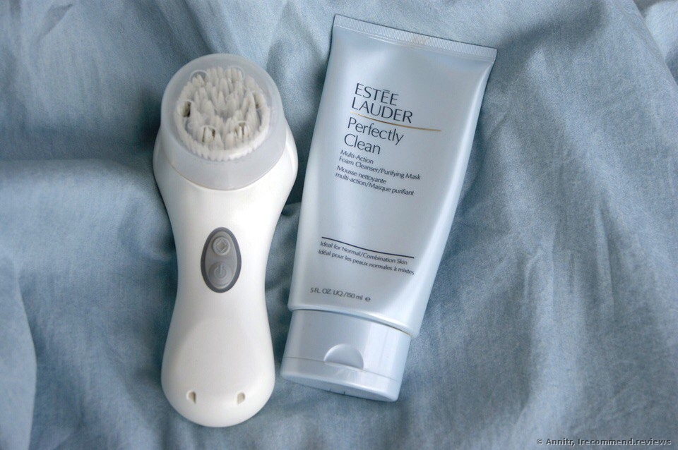 Estee Lauder Perfectly Clean Foam Cleanser/Purifying Mask Cleanser - «☆ Estee Lauder tries to surprise us again A Foam Cleanser and Purifying Mask in one ☆ What the results?