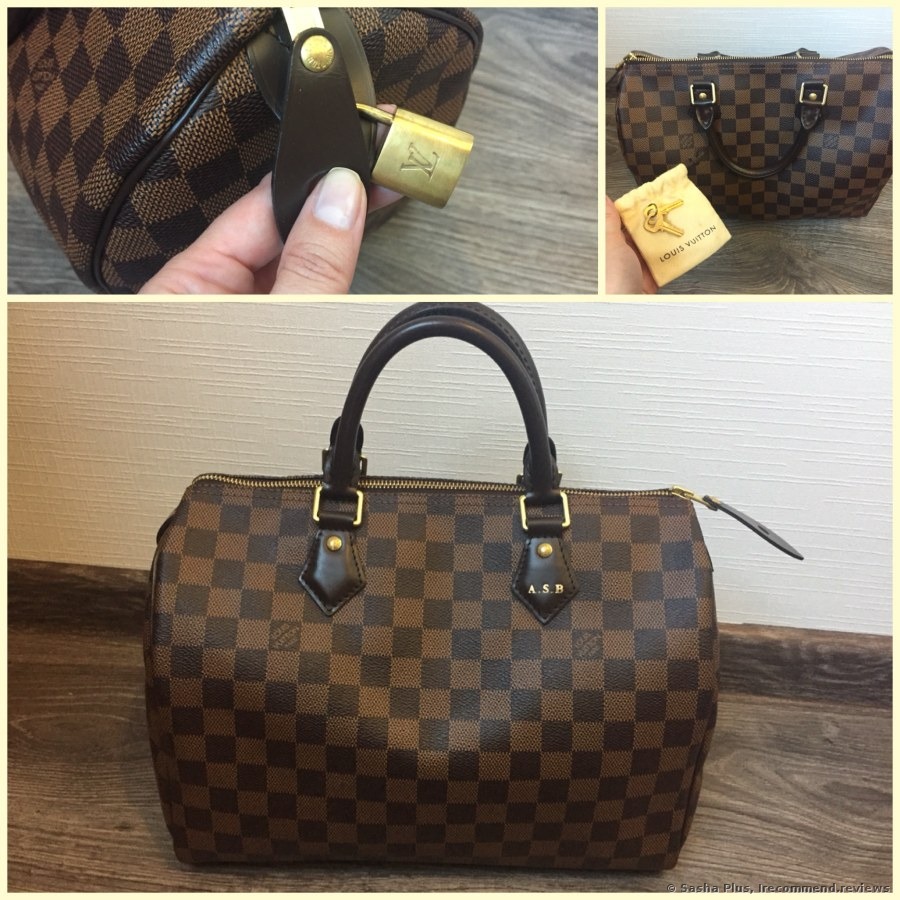 How to remove gold initials hot stamp on Louis Vuitton Speedy 30