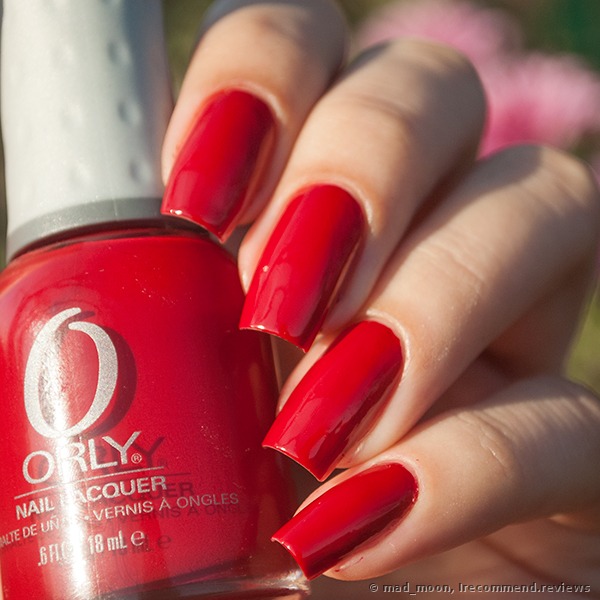 Red Flare by Orly  Red flare, Red manicure, Manicure