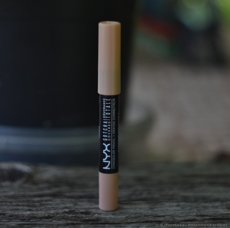 NYX Professional Makeup Gotcha Covered Concealer Pencil - «And then I looked at myself being old! GOTCHA COVERED CONCEALER PENCIL is only for ideal skin some minor blemishes.» | Consumer reviews