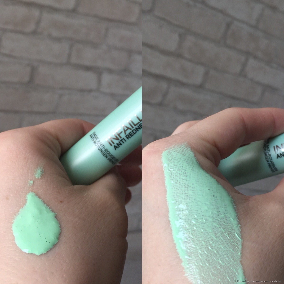 L'Oreal Primer - «L'Oreal Anti-Redness Primer. Before and after. Does really neutralize redness?» | Consumer reviews