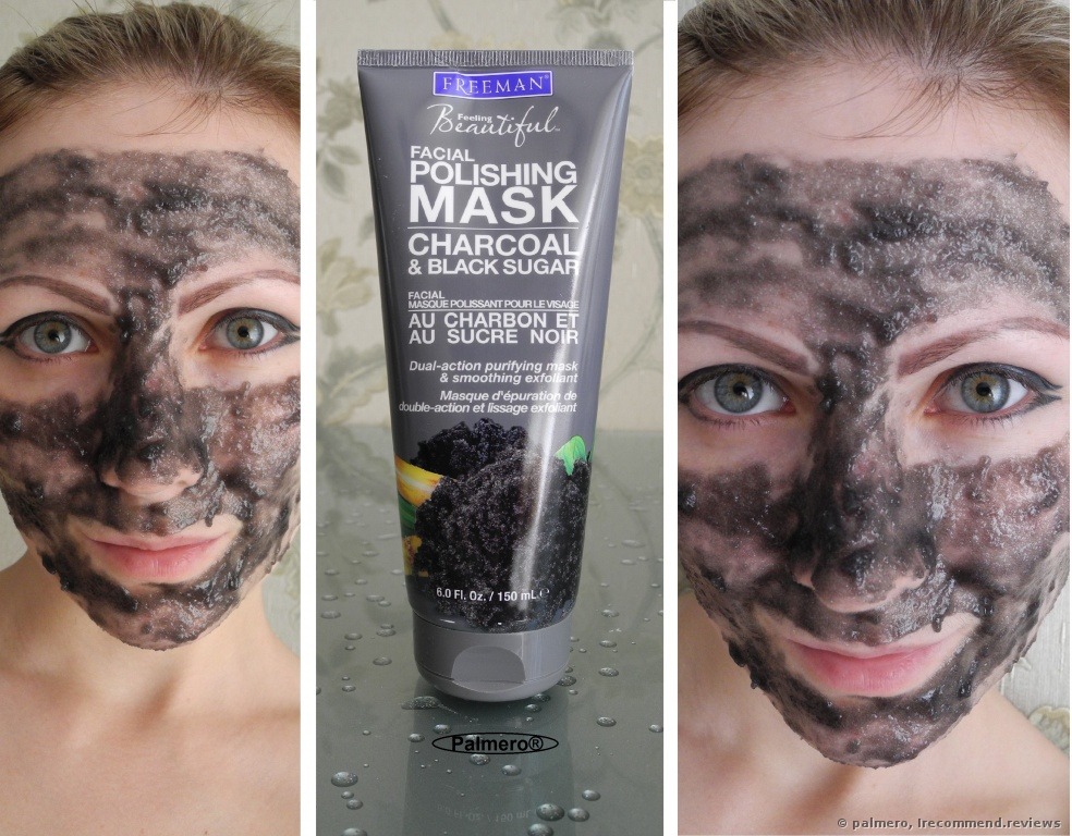 Freeman Feeling Beautiful Facial Polishing Mask, Charcoal & Black Sugar - «Freeman Feeling Beautiful Facial Polishing Mask, Charcoal & Black Sugar is one of the most terrible masks ever tried! You