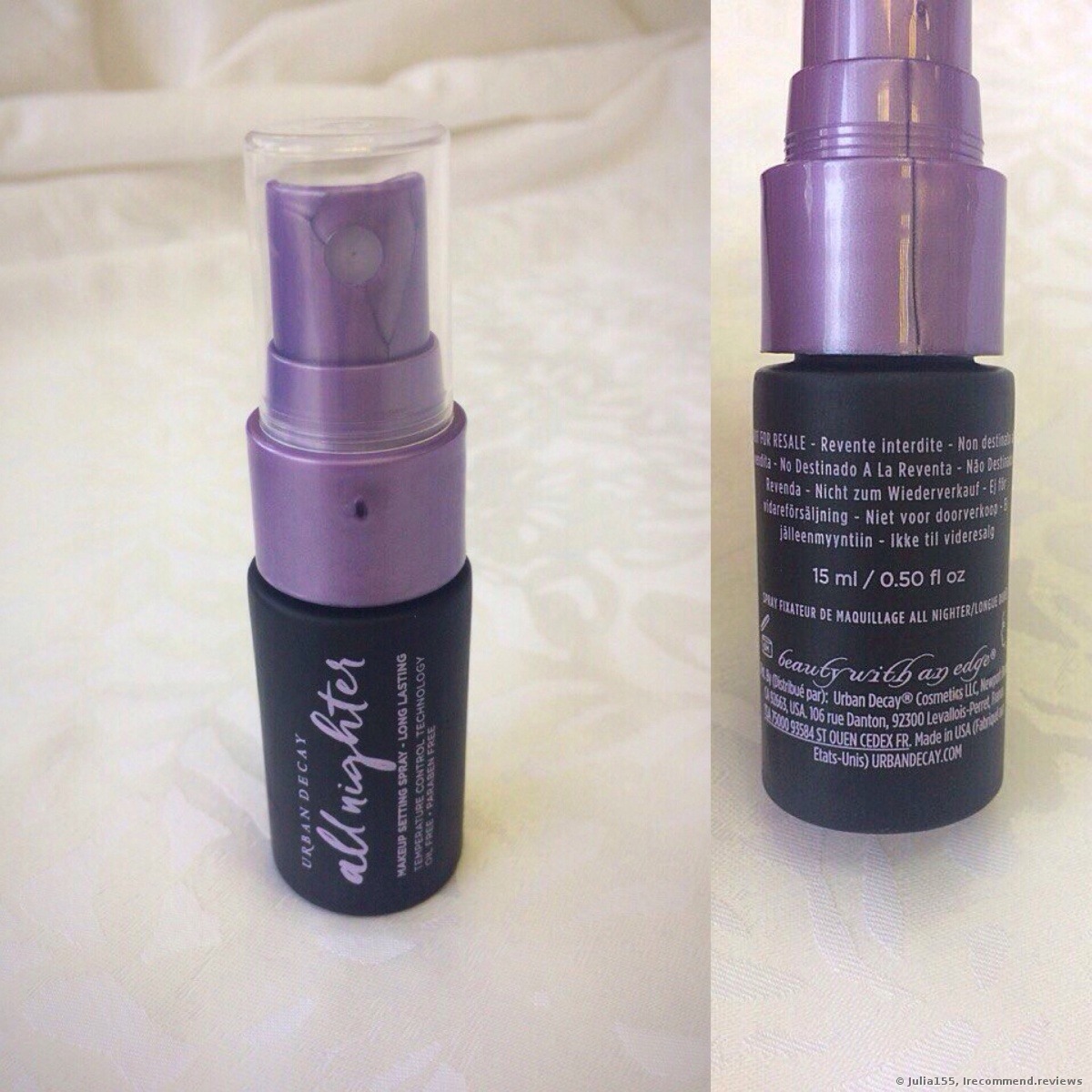 Urban Decay All Nighter Long Lasting Makeup Setting Spray - 4 oz bottle